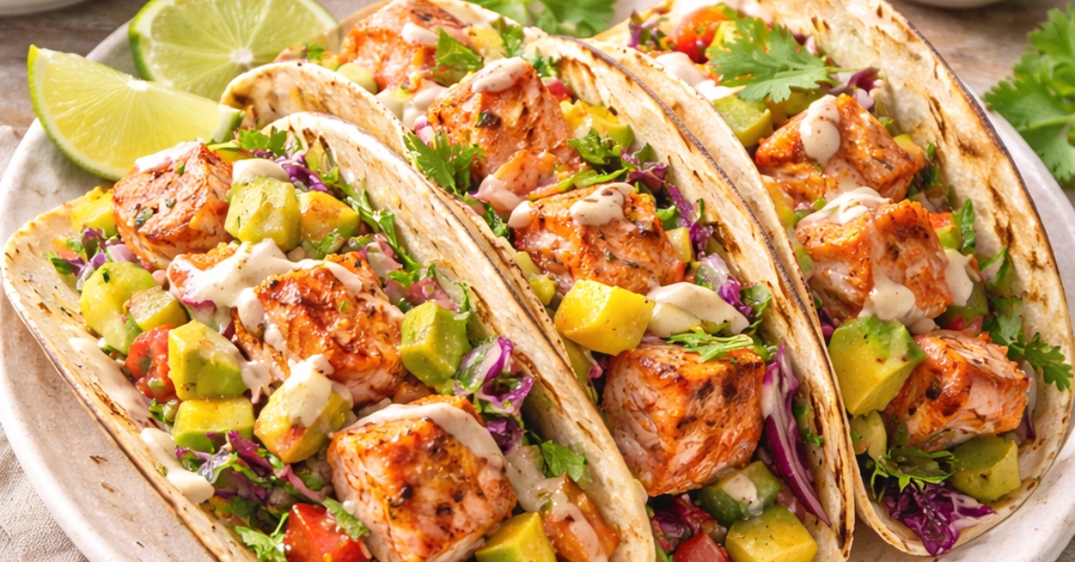Salmon Tacos