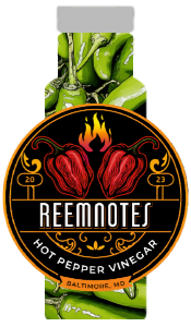 ReemNotes Hot Pepper Vinegar